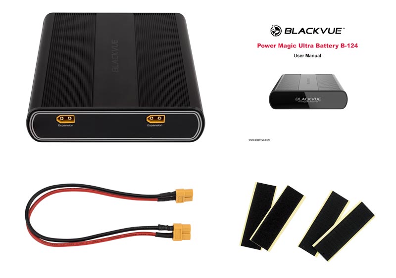 Blackvue Power Magic Expansion Battery B-124E funkcje